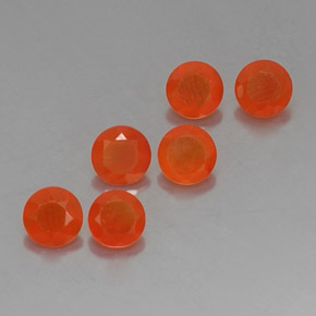 Pedras preciosas de cornalina laranja natural de  ct, transparente, transparente/translúcido