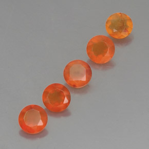 Pedras preciosas de cornalina laranja natural de  ct, transparente, transparente/translúcido