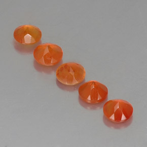 Pedras preciosas de cornalina laranja natural de  ct, transparente, transparente/translúcido