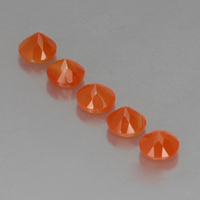 Pedras preciosas de cornalina laranja natural de  ct, transparente, transparente/translúcido