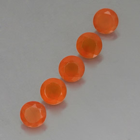 Pedras preciosas de cornalina laranja natural de  ct, transparente, transparente/translúcido
