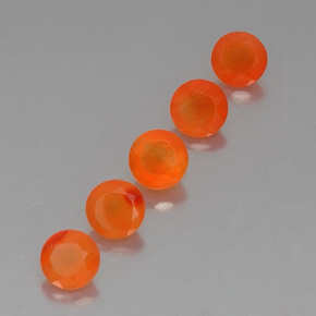 Pedras preciosas de cornalina laranja natural de  ct, transparente, transparente/translúcido