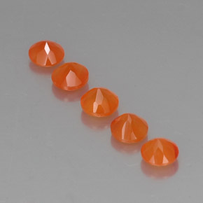 Pedras preciosas de cornalina laranja natural de  ct, transparente, transparente/translúcido