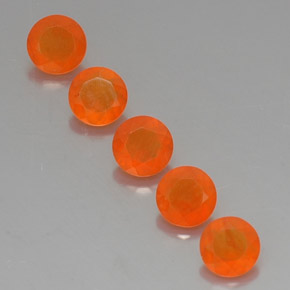 Pedras preciosas de cornalina laranja natural de  ct, transparente, transparente/translúcido