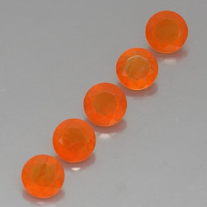 Pedras preciosas de cornalina laranja natural de  ct, transparente, transparente/translúcido