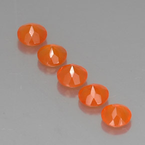 Pedras preciosas de cornalina laranja natural de  ct, transparente, transparente/translúcido