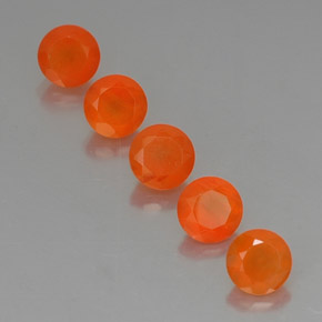 Pedras preciosas de cornalina laranja natural de  ct, transparente, transparente/translúcido