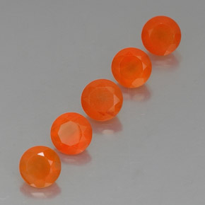 Pedras preciosas de cornalina laranja natural de  ct, transparente, transparente/translúcido