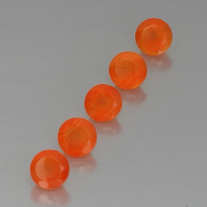 Pedras preciosas de cornalina laranja natural de  ct, transparente, transparente/translúcido