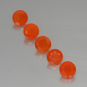 Pedras preciosas de cornalina laranja natural de  ct, transparente, transparente/translúcido