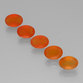 Pedras preciosas de cornalina laranja natural de  ct, transparente, transparente/translúcido