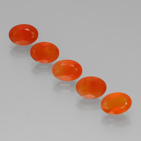 Pedras preciosas de cornalina laranja natural de  ct, transparente, transparente/translúcido