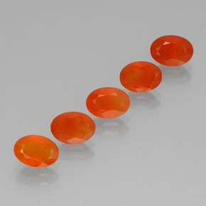 Pedras preciosas de cornalina laranja natural de  ct, transparente, transparente/translúcido