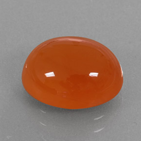 Cornalina Laranja Natural 3.97ct, Transparente, Transparente/Translúcido