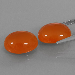 Pedras preciosas de cornalina laranja natural de  ct, transparente, transparente/translúcido