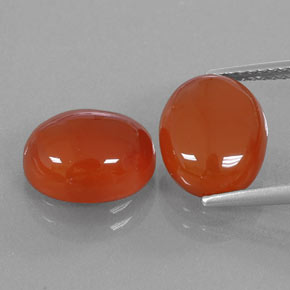 Pedras preciosas de cornalina laranja natural de  ct, transparente, transparente/translúcido