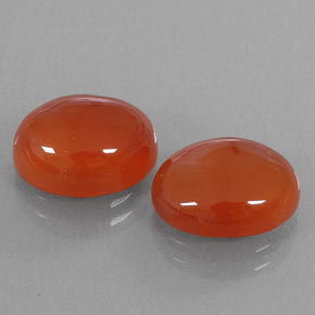 Pedras preciosas de cornalina laranja natural de  ct, transparente, transparente/translúcido