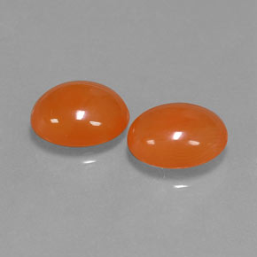 Pedras preciosas de cornalina laranja natural de  ct, transparente, transparente/translúcido