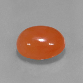 Cornalina laranja natural 4,95ct, transparente, transparente/translúcido