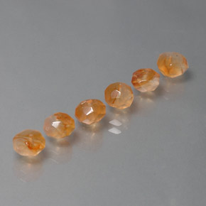 Pedras preciosas de cornalina laranja natural de  ct, transparente, transparente/translúcido