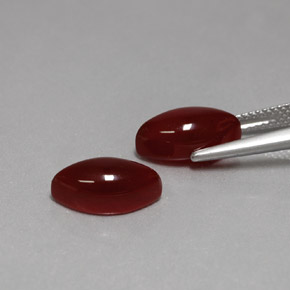 Pedras preciosas de cornalina vermelho natural de  ct, marquise, opaco