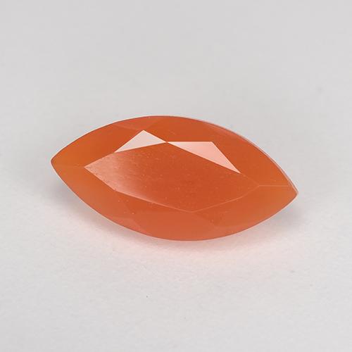 Cornalina Laranja Médio Natural 1.05ct, Marquesa, Translúcido