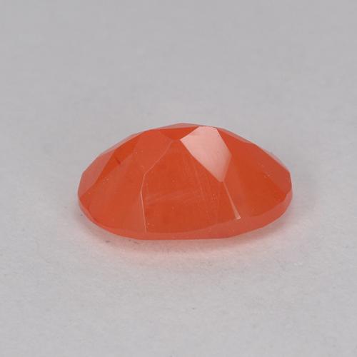 Cornalina fogo laranja Natural 0.70ct, Corte Oval, Translúcido
