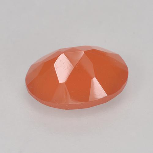Cornalina fogo laranja Natural 1.29ct, Corte Oval, Translúcido