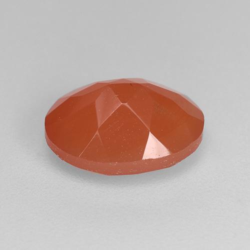 Cornalina Laranja Médio Natural 1.69ct, Corte Oval, Translúcido