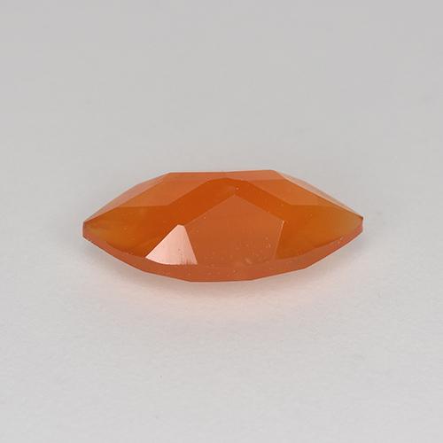 Cornalina fogo laranja Natural 0.93ct, Marquesa, Translúcido