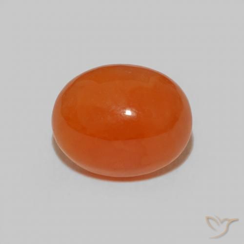 Cornalina Oval de 2,9 quilates, 10,1 x 8,1 mm Da Índia, Photo A
