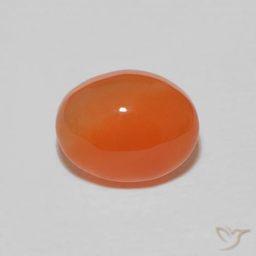 2.34ct Natural Laranja Intenso Cornalina, oval, Opaco