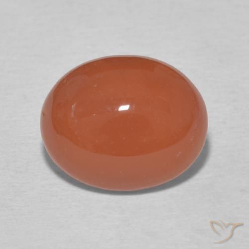 3.15ct Natural Laranja Médio Cornalina, oval, Opaco