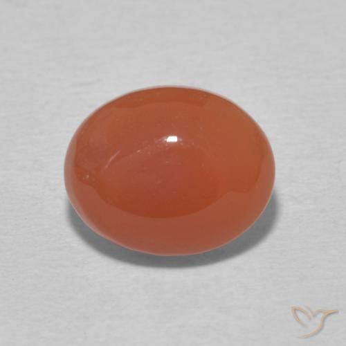 2.66ct Natural Laranja Médio Cornalina, oval, Opaco