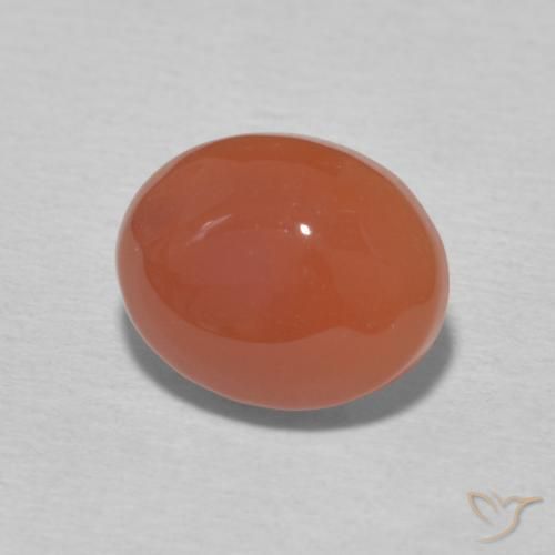 Cornalina Laranja Médio Natural 2.66ct, Corte Oval, Opaco