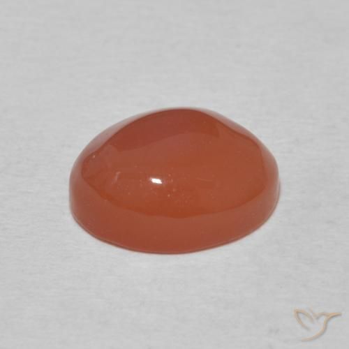 Cornalina Laranja Médio Natural 2.66ct, Corte Oval, Opaco