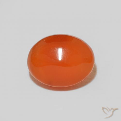 2.04ct Natural Laranja Médio Cornalina, oval, Opaco