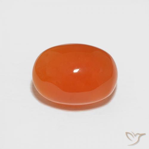 1.81ct Natural fogo laranja Cornalina, oval, Opaco