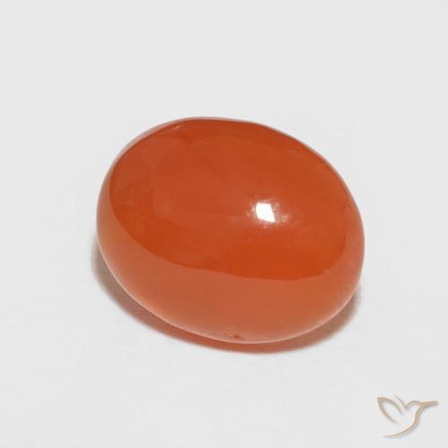 Cornalina Laranja Médio Natural 2.47ct, oval, Opaco