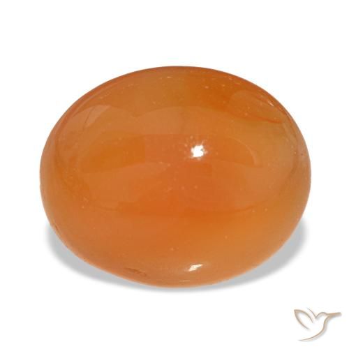 3.32ct laranja cornalina, oval, translúcido