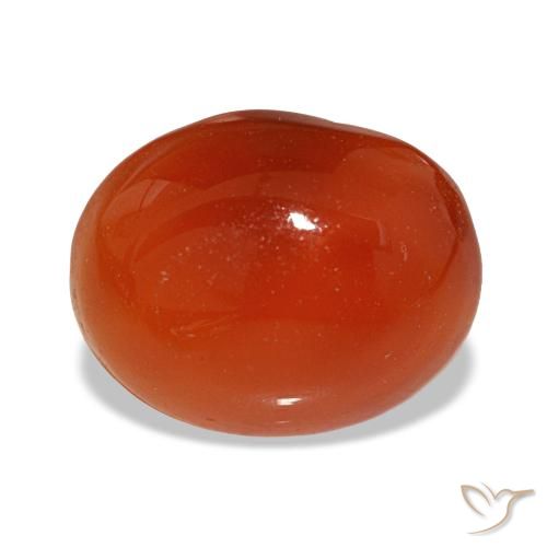 2.63ct vermelho cornalina, oval, translúcido