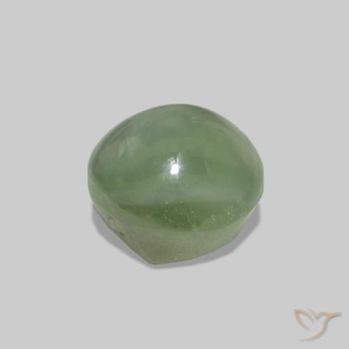 Cat's Eye Alexandrite Verde médio Natural 1.79ct, oval, Opaco