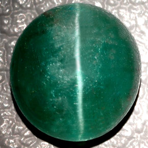 Apatita Olho de Gato Verde Natural 2.57ct, Corte Oval, Translúcido