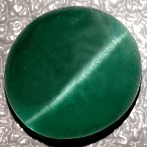 Apatita Olho de Gato Verde Natural 2.57ct, Corte Oval, Translúcido