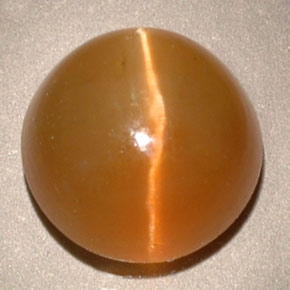 Cat's eye apatite amarelo natural 3,62ct, transparente, transparente/translúcido