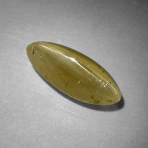 Apatita Olho de Gato Amarelo verde Natural 3.69ct, Marquesa, Translúcido