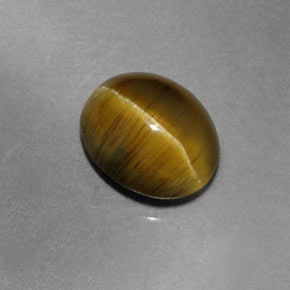 Cat's eye apatite verde natural 1,87ct, transparente, transparente/translúcido