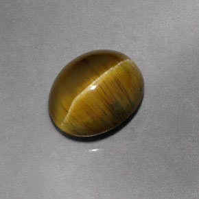 Cat's eye apatite verde natural 1,87ct, transparente, transparente/translúcido