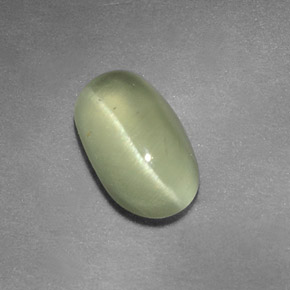 Cat's eye apatite verde natural 1,64ct, transparente, transparente/translúcido