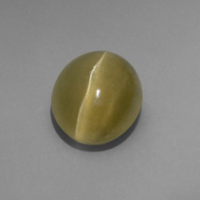 Cat's eye apatite verde natural 4,80ct, transparente, transparente/translúcido